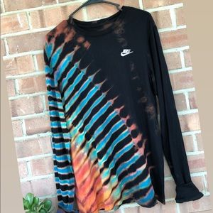 Nike tie dye long sleeve